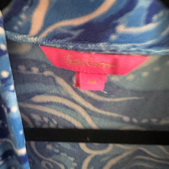 Lilly Pulitzer Blue and Purple Robe S/M - Picture 3 of 4
